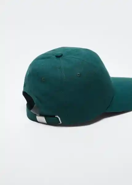 Gorra Cuote Verde Talla 99 Mujer Mango