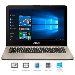 Asus Computador Intel Celeron 4Gb 500Gb HDD X441NA-109