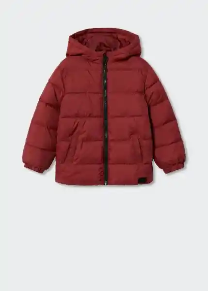 Anorak America3 Terracota Talla 08 Niños Mango