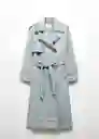 Gabardina Trench Marina Tejano Medio Talla L Mujer Mango