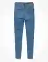 Jean Mujer Azul Talla 4 LONG 4756914 American Eagle