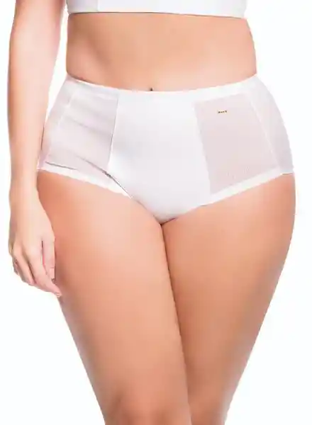 Laura Panty Alto Señorero Mujer Blanco M