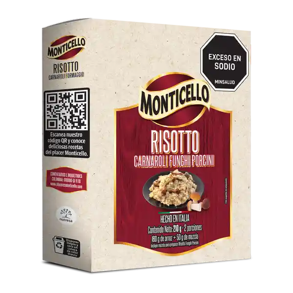Monticello Risotto Carnaroli Funghi Porcini