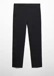Pantalón Paulo Negro Talla 38 Hombre Mango