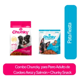 Combo Chuncky Adulto Cordero Arroz y Salmón + Chunky Perro