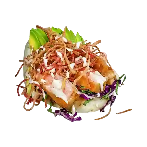 Bao Salmón Tempura