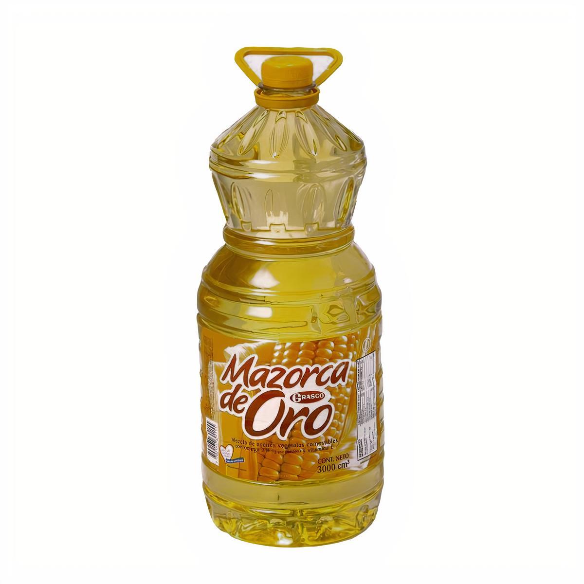 Mazorca De Oro Aceite Vegetal Comestible 3000 ml