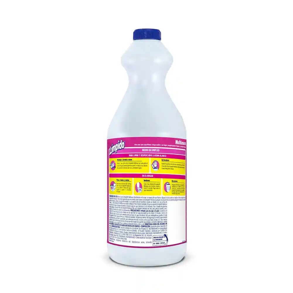 Blanqueador Multiusos Límpido Floral Botella 930 ml