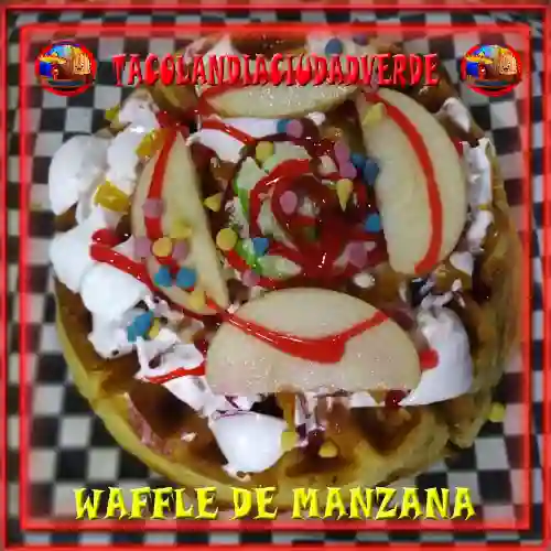 Waffle Manzana
