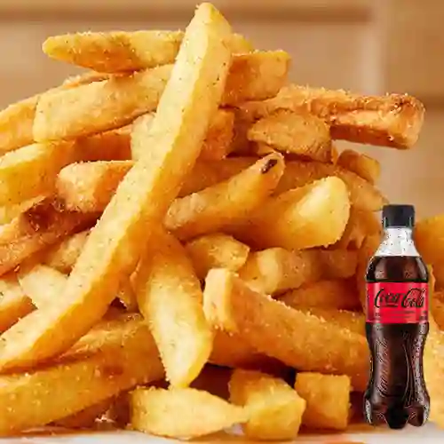Combo Porción de Papas Fritas + Coca Cola Zero 400Ml