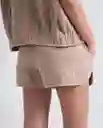 Bermuda Short Mujer Café Talla 10 659G000_CAF171038 Americanino