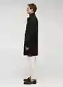 Abrigo Parka Bonet Negro Talla M Hombre Mango