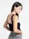  Camisa Cherlon Mujer Negro Puro Ultraoscuro Talla L Naf-Naf 