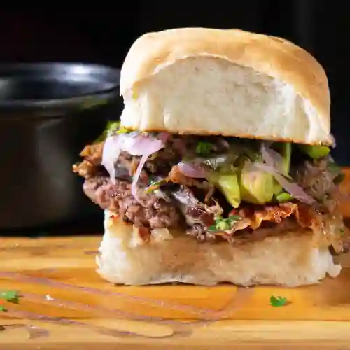 Birria Karen Burger Bun