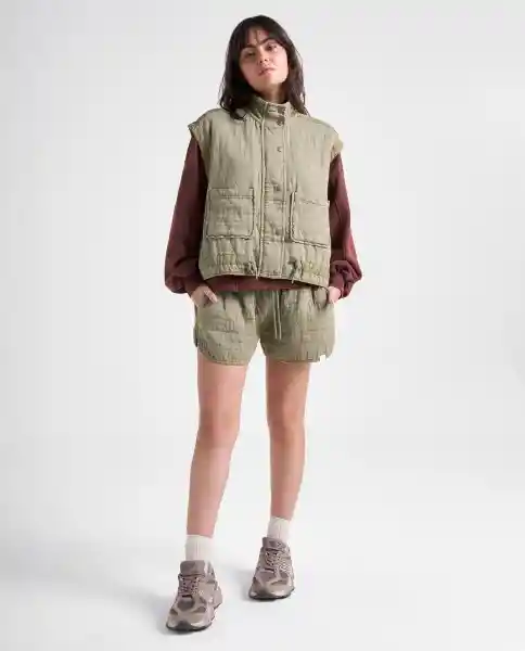 Bermuda Short Mujer Verde Talla 10 659G000_VER180627 Americanino