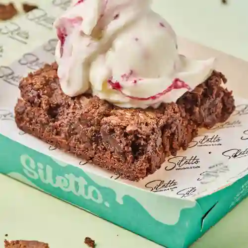 Brownie con Helado