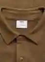 Polo Ricard Khaki Talla L Hombre Mango