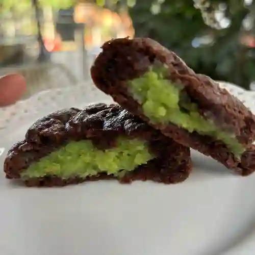Galleta doble chocolate y pistacho