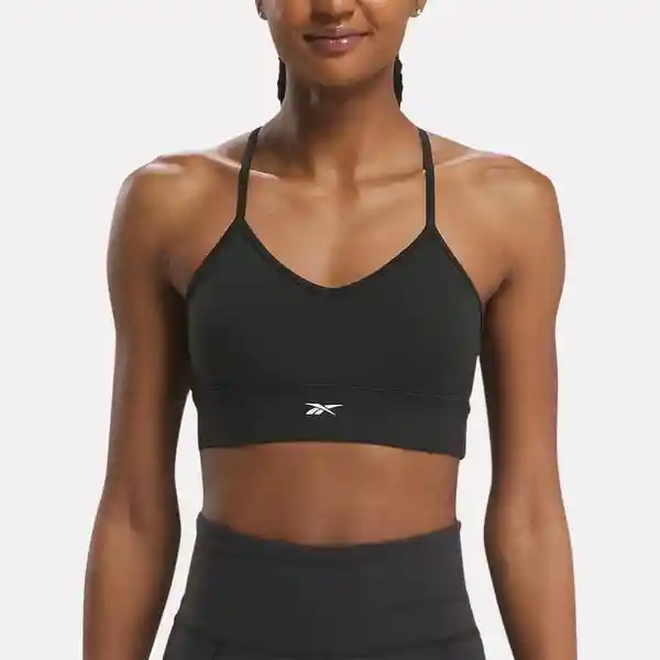 Reebok Top Corto Mujer Negro Talla M