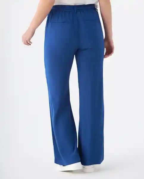 Pantalón Azul Aurelia Medio Talla XL 439F033 Esprit