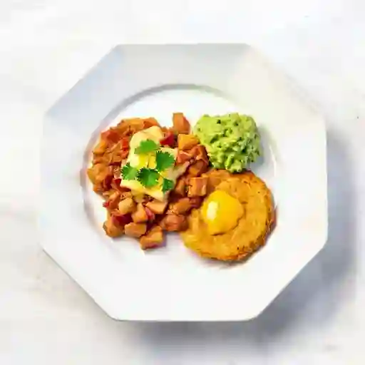 Patacones con Hogao' y Guacamole