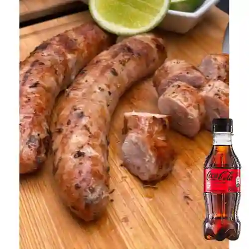 Combo Plato de Chorizos + Coca Cola 250Ml S/a