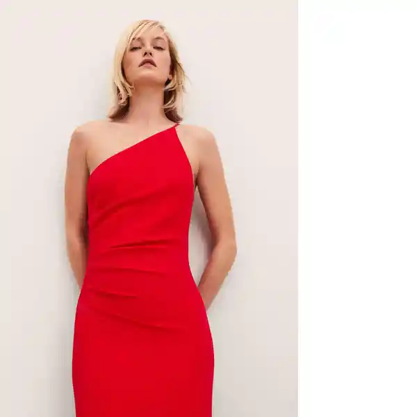 Vestido Milano Rojo Talla XS Mujer Mango