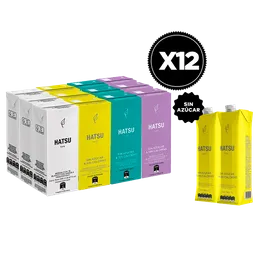 Hatsu Té Surtido x 12 + Té Hatsu Amarillo DuoPack Tetra