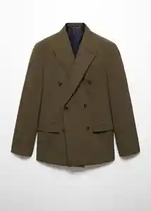 Blazer Americana Boston Khaki Talla 46 Hombre Mango