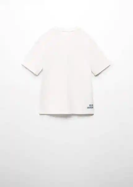 Camiseta Board Offwhite Talla 06 Niños Mango