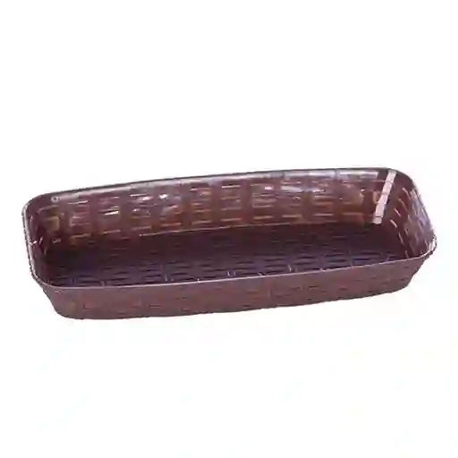 Novedades Plásticas Canastilla Tipo Rattan
