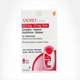 Anoro Polvo para Inhalación (65.2 mcg/25 mcg)