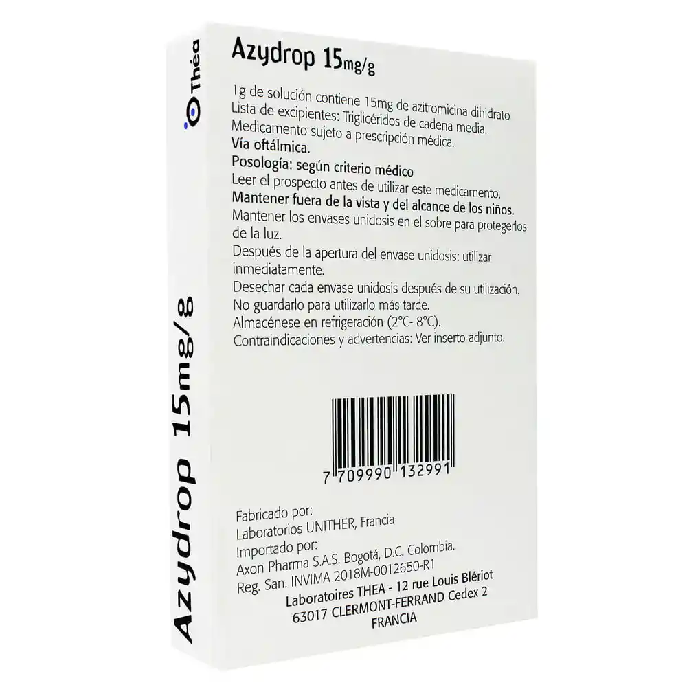 Azydrop Antibiótico (15 mg) Solución