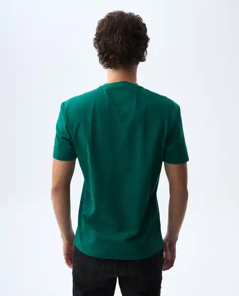 Camiseta Hombre Verde Talla M 841G004_VER195420 Americanino