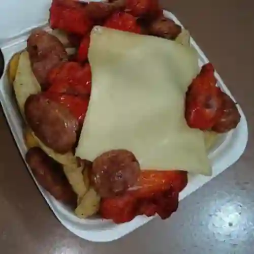 Salchipapa Especial