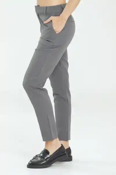 Pantalón New Karla Color Gris Oscuro Talla 10 Ragged