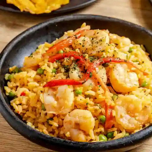 Arroz con camarones