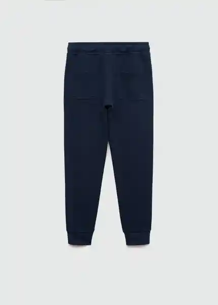 Pantalón Pique Navy Talla 10 Niños Mango