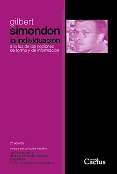 La Individuación - Simondon Gilbert