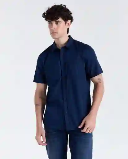 Camisa Hombre Azul Talla M 819G002_AZU194024 Americanino