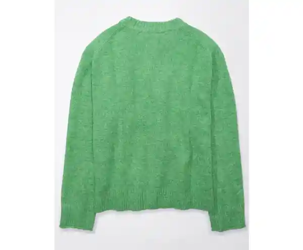 Suéter Tejido Para Mujer Verde Talla X-Small American Eagle