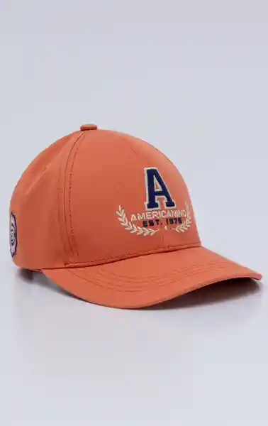 Gorra Unisex Naranja Talla M 751G500_NAR161149 Americanino