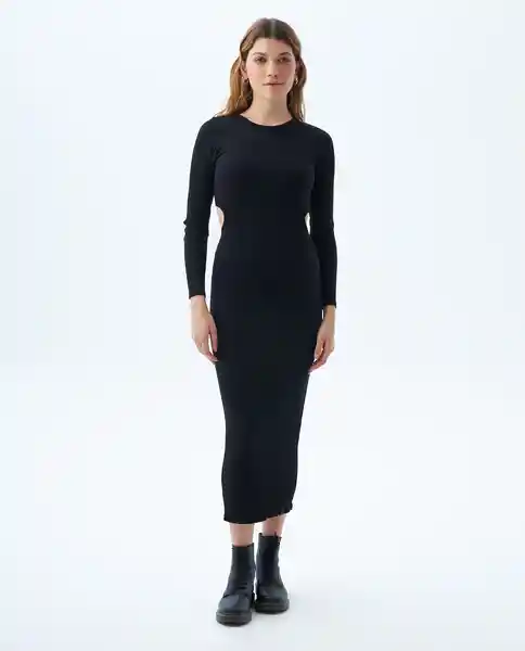 Vestido Mujer Negro Talla L 679f001 Americanino