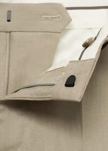 Pantalón Paris Beige Talla 36 Hombre Mango