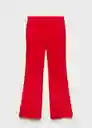 Pantalón Iguana Rojo Talla 40 Mujer Mango