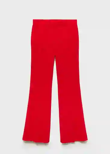 Pantalón Iguana Rojo Talla 40 Mujer Mango