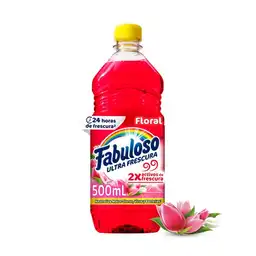 Fabuloso Limpiador Líquido Antibacterial Frescura Activa Aroma Floral