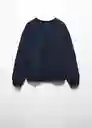 Sudadera Happy Niñas Navy Talla 10 Mango