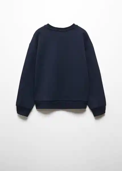 Sudadera Happy Niñas Navy Talla 10 Mango