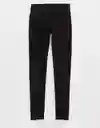 Pantalón Aerie Negro T MEDIUM REGULAR 6021073 American Eagle